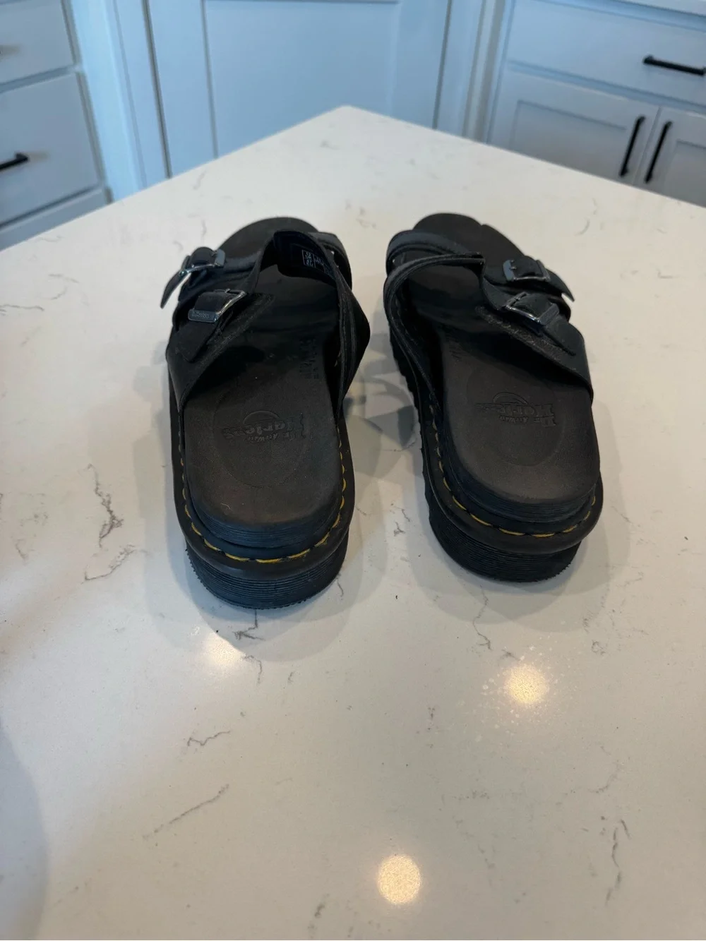 Dr. Martens Myles slide sandals black Men size 13
